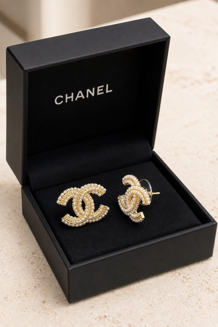 CHANEL Classic Parisian Earrings Style 30 | New with Box - Picture 6 of 9